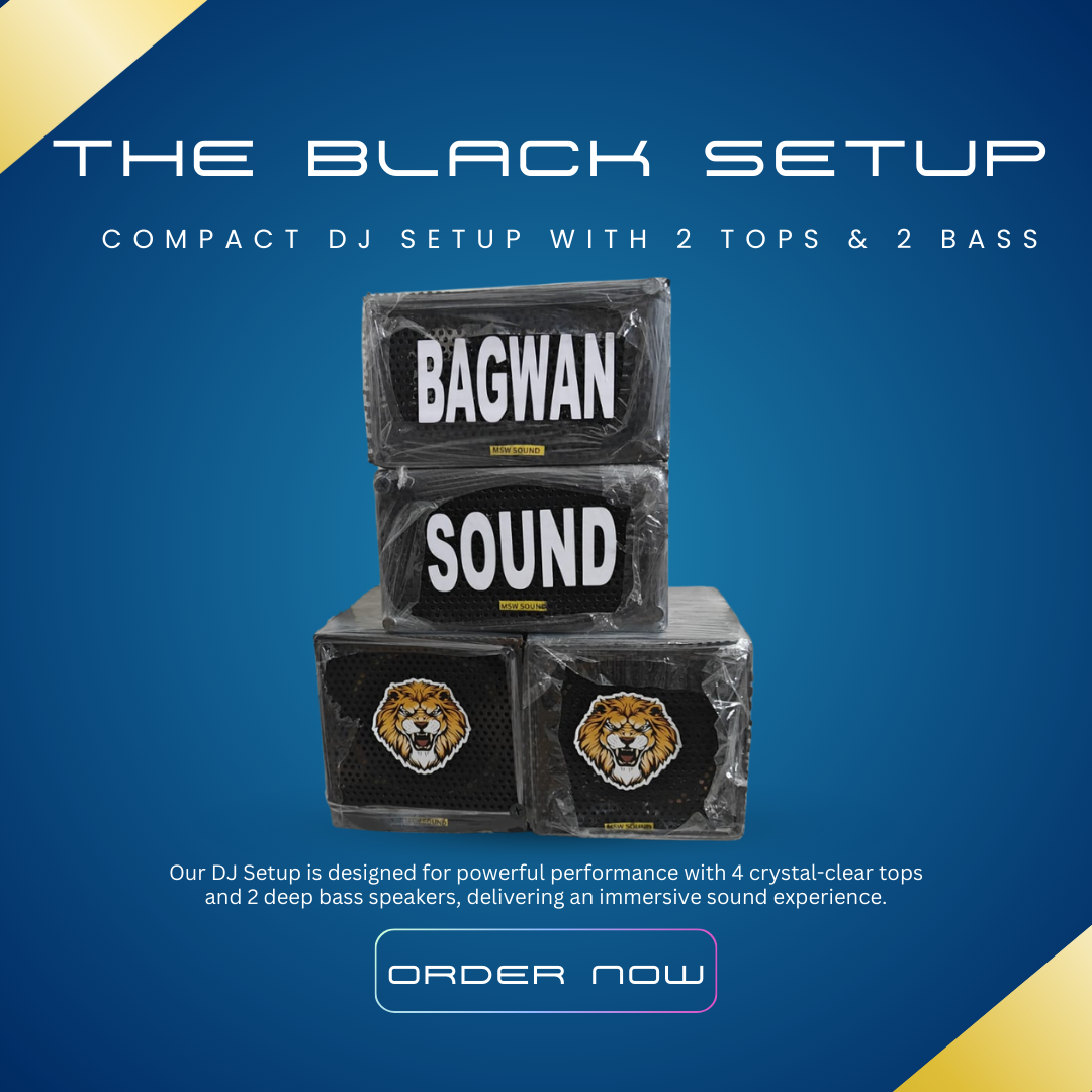 THE BLACK SETUP - 2 TOP  2 BASS