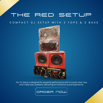 THE RED SETUP - 2 TOP 2 BASS