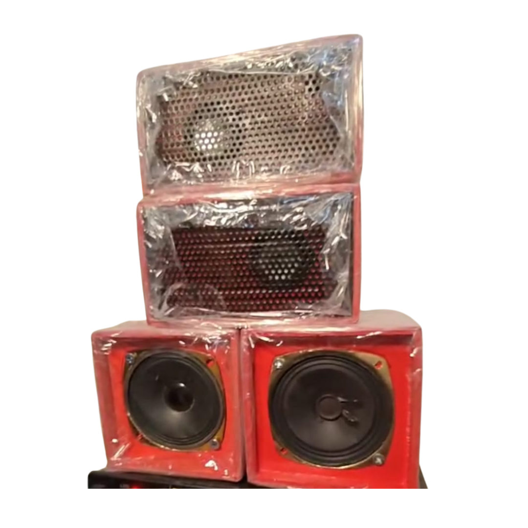 THE RED SETUP - 2 TOP 2 BASS