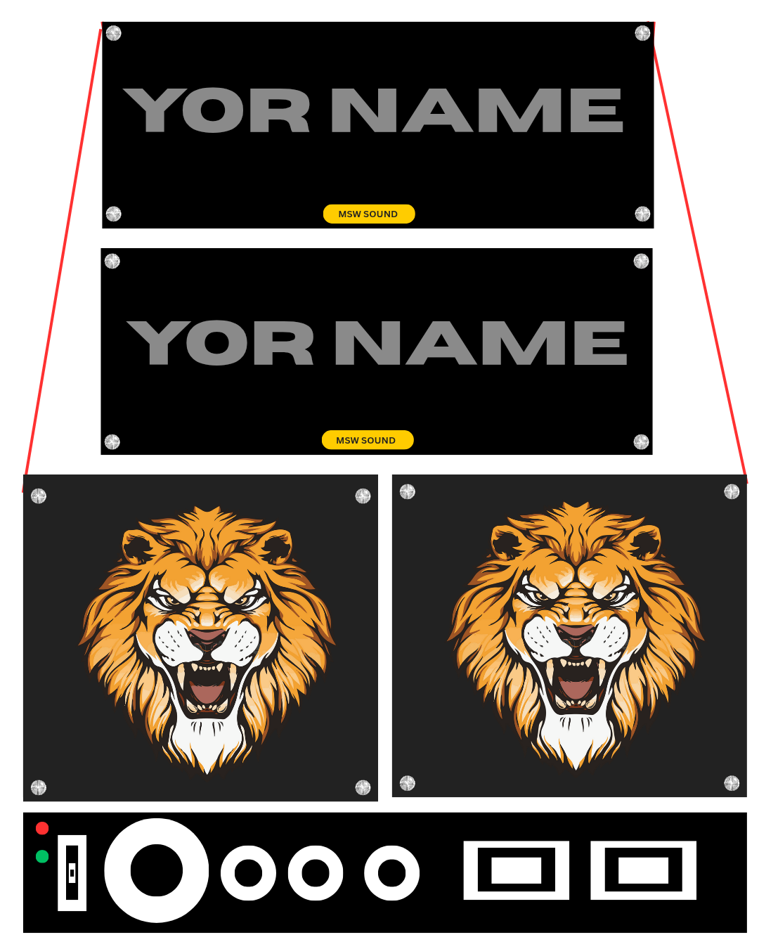 THE BLACK SETUP - 4 TOP 2 BASS